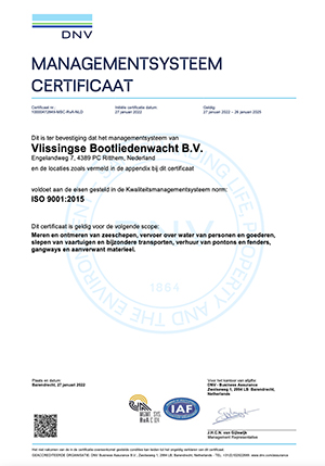 ISO 9001 certificaat