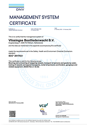 VCA certificate